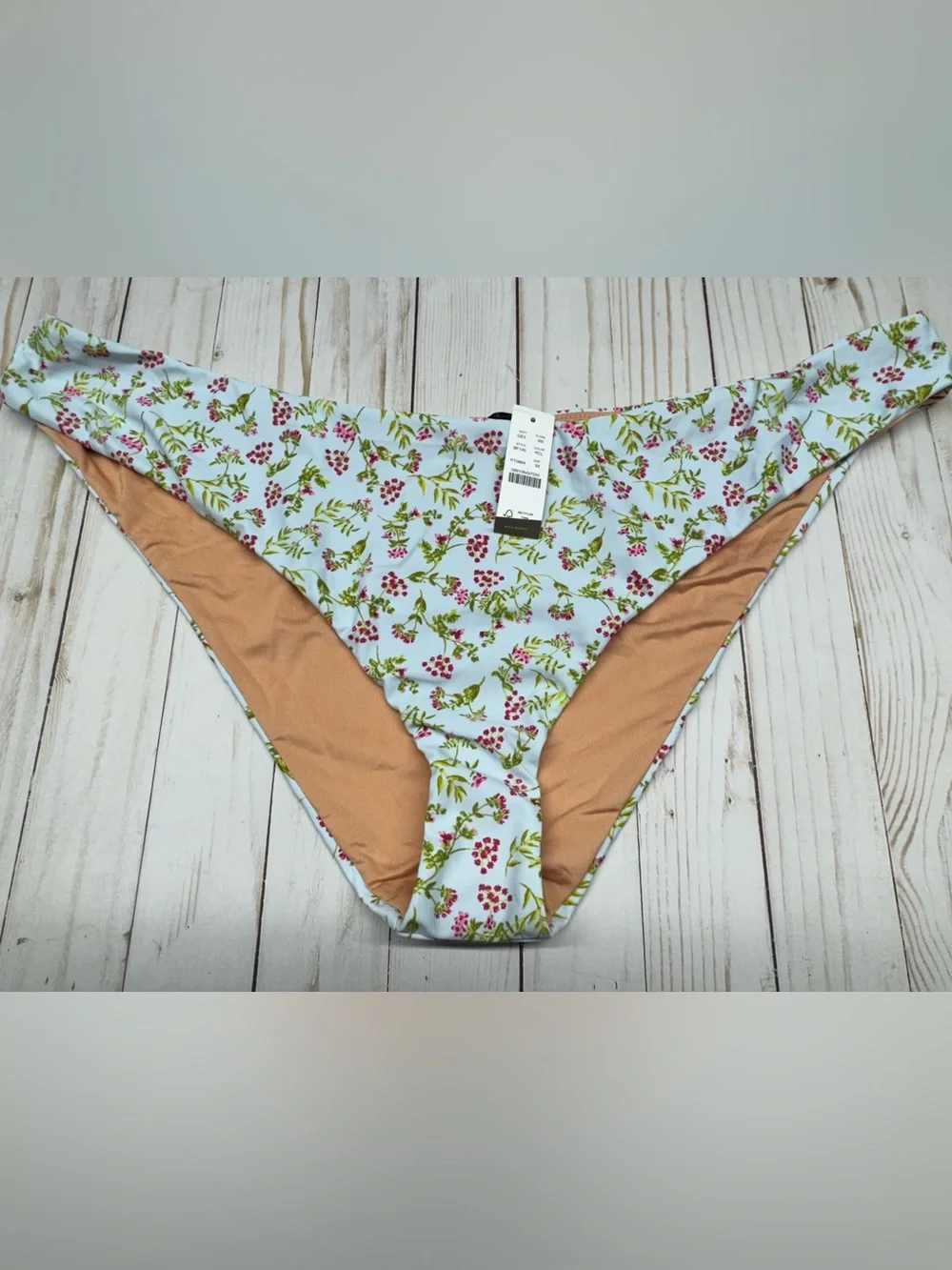 J. Crew Knot Bandeau Bikini Top & Curved-waist Bikini Bottom Swimwear 2pc. Set